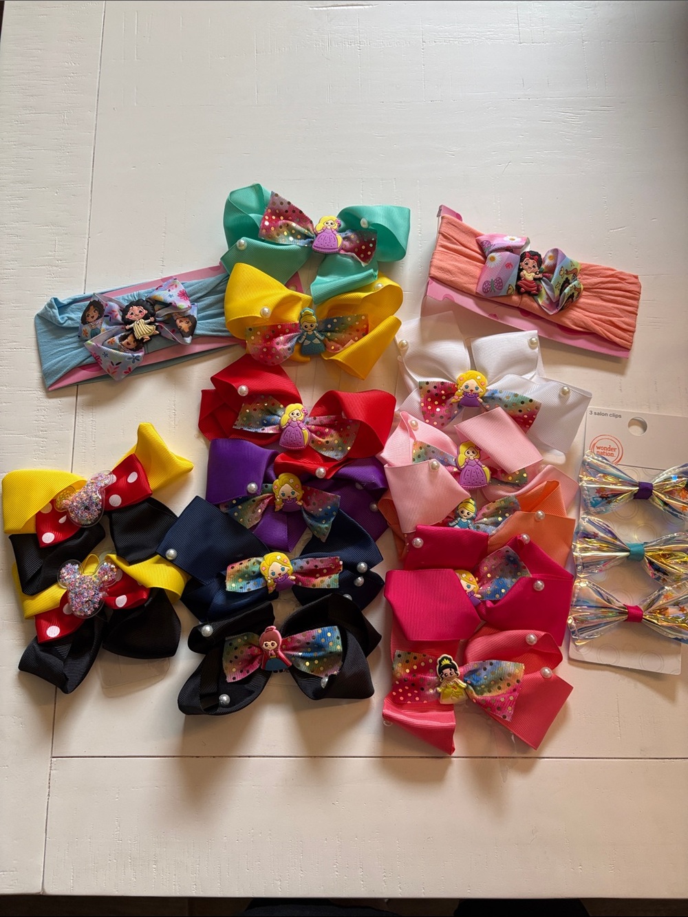 Colorful Girl's Hair Bows and Headbands - Assorted Colors
